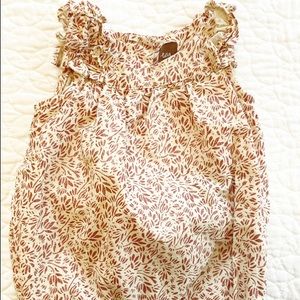 Tea collection bubble romper 3-6 months